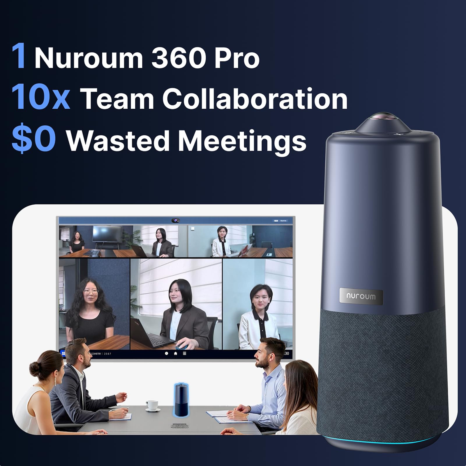 Nuroum 360 Pro ウェブカメラ web会議用 C50S Amazon.com: NUROUM 360 Pro Conference Room Camera and Microphone