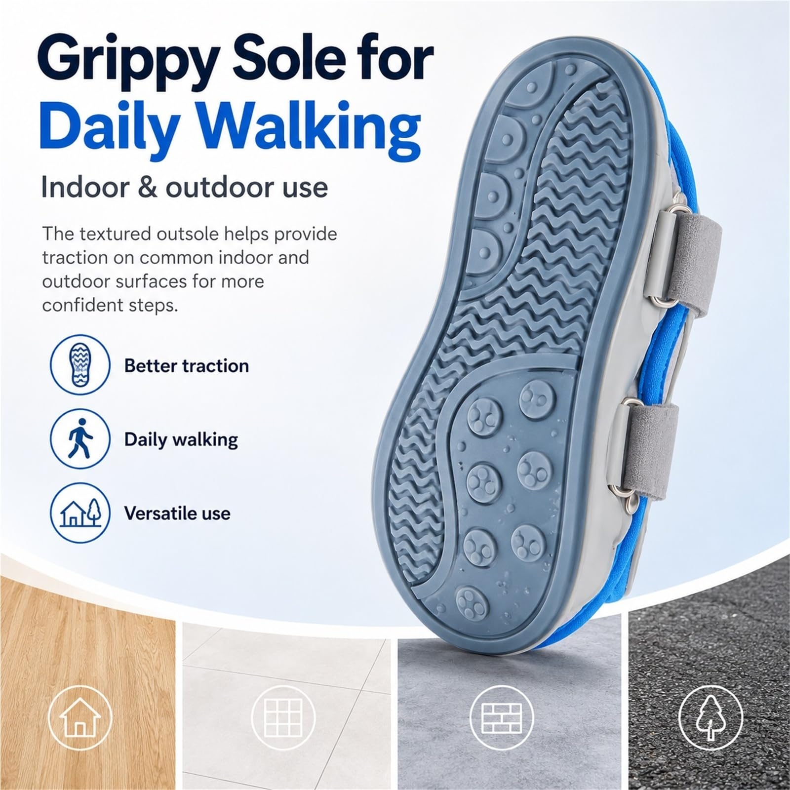 Ortesis Tobillo Pie Infantil AFO Férula para Pie Equino Niños Soporte Corrector de Marcha para Rehabilitación Parálisis Cerebral Hemiplejía y Esguinces