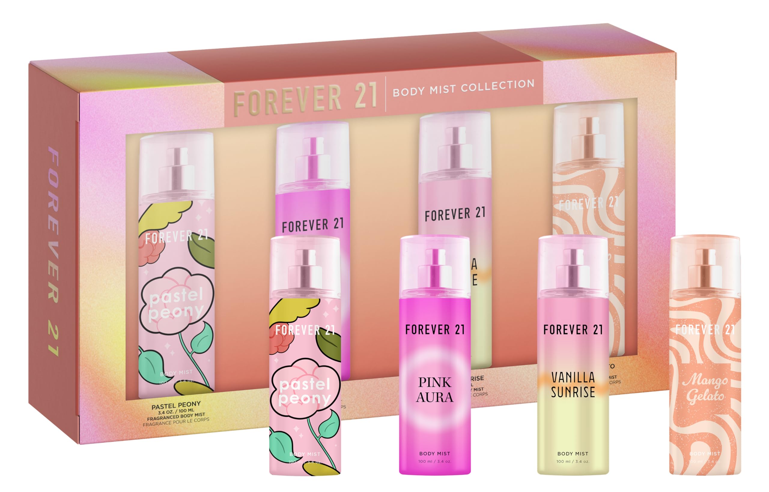 Amazon.com : Forever 21 100ml Body Mist Coffret : Beauty 