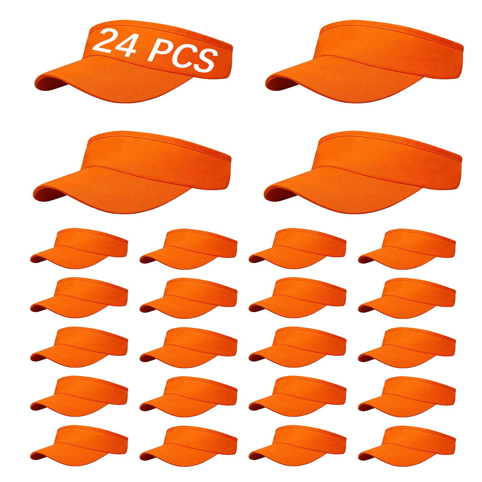 Adjustable Sport Sun Visor Hats Bulk Solid Color Blank Golf Cap Anti Ultraviolet for Beach Tennis Baseball