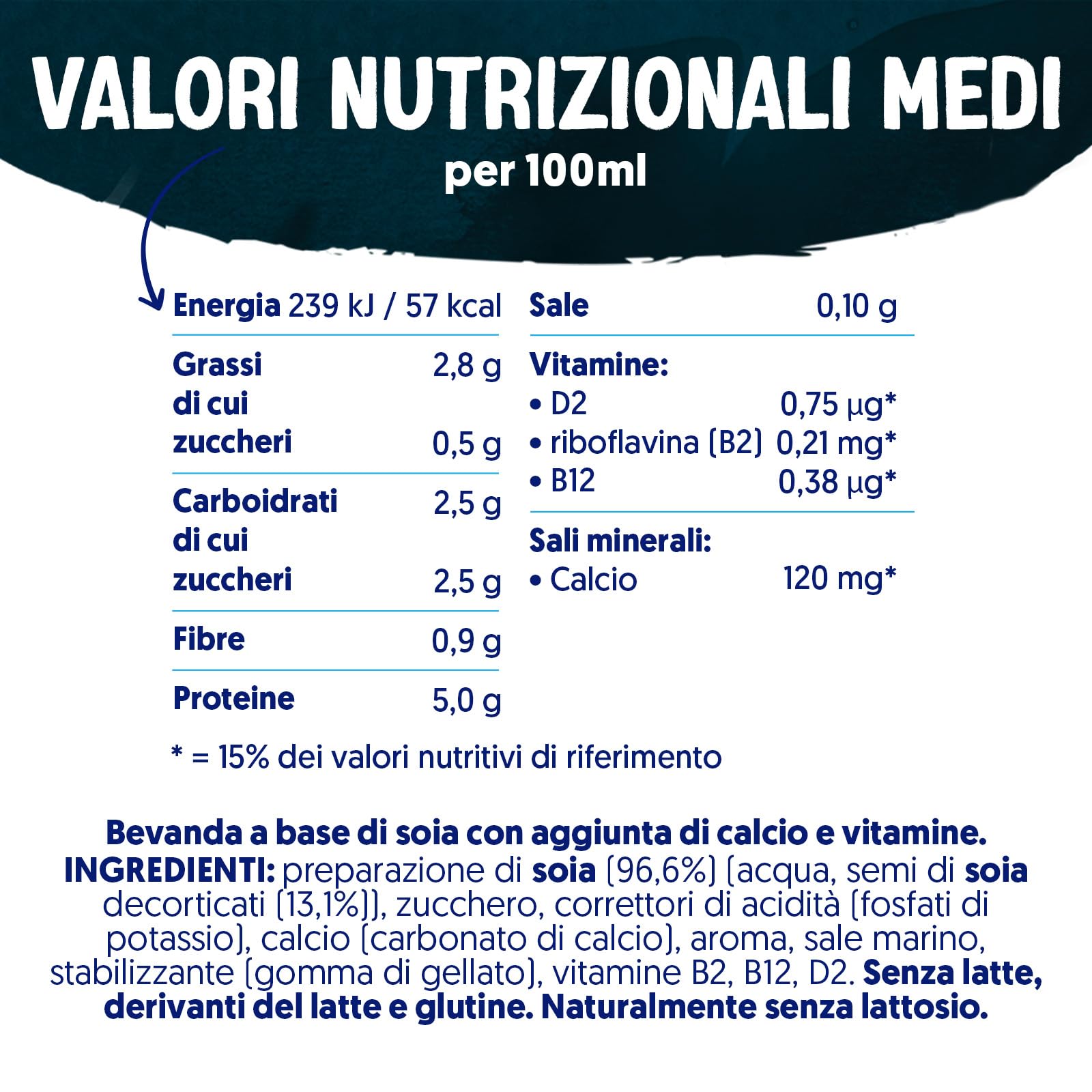 Alpro Bebida Vegetal de Soja Proteína Natural - Pack de 8 x 1L