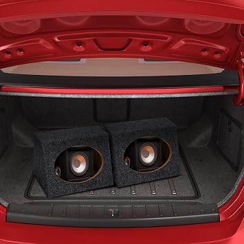 BBTO 2 Pcs Angled Style Car Audio Speaker Box Fits 6 x 9 Inch Speakers Car Audio Enclosures Sturdy Constructed Truck Speaker Box for Home Vehicle Subwoofer Sound Supplies