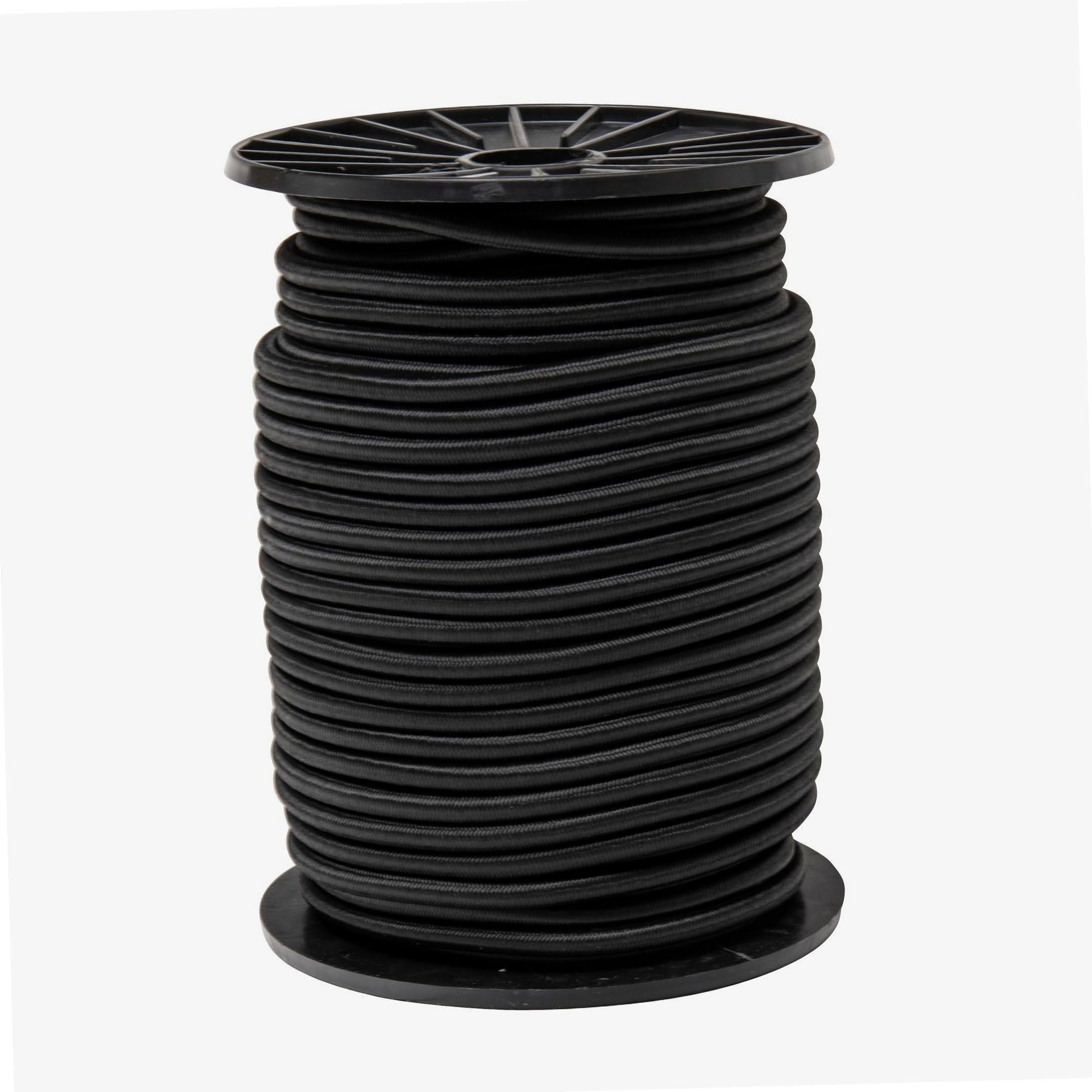 Tendeur élastique 6mm x 50m WERKA PRO bobine câble sandow noir pour bâche