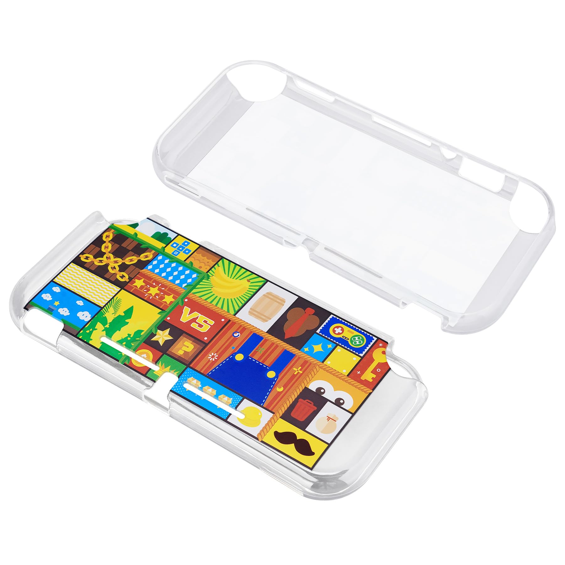 PlayVital Cover Custodia per Nintendo Switch Lite,Copertura Morbida TPU Protezione Accessorio per Nintendo Switch Lite Console-Avventura Rompicapo