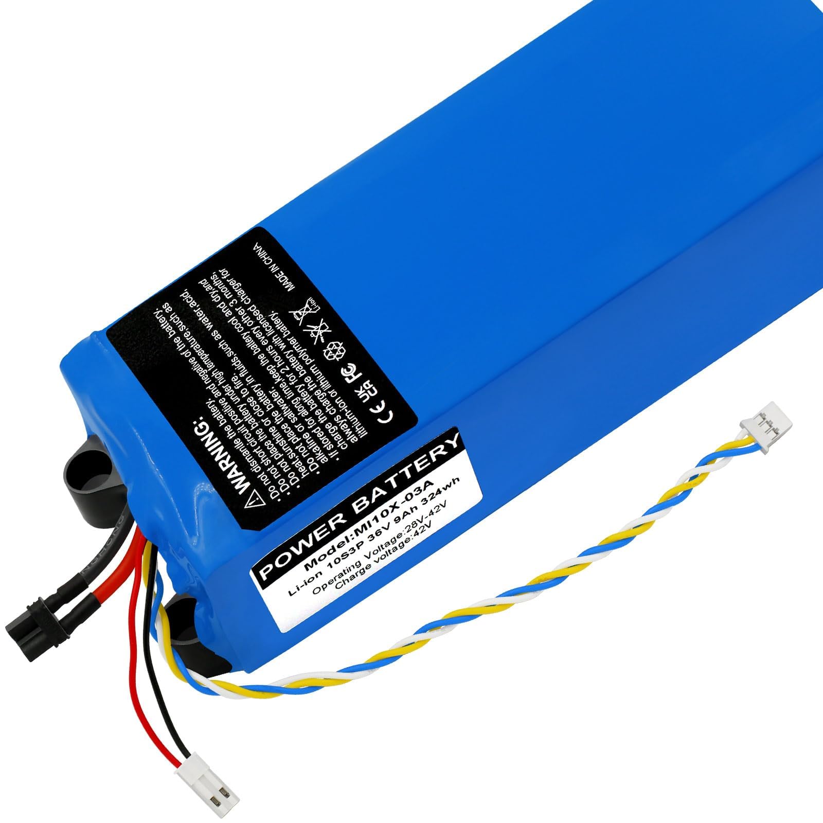 10S3P Batteria Scooter Elettrico, Batteria Litio Ricaricabile 36V 9000mah per Xiaomi/Mijia M365 Scooter Elettrico Intelligente Pieghevole Scooter Elettrico