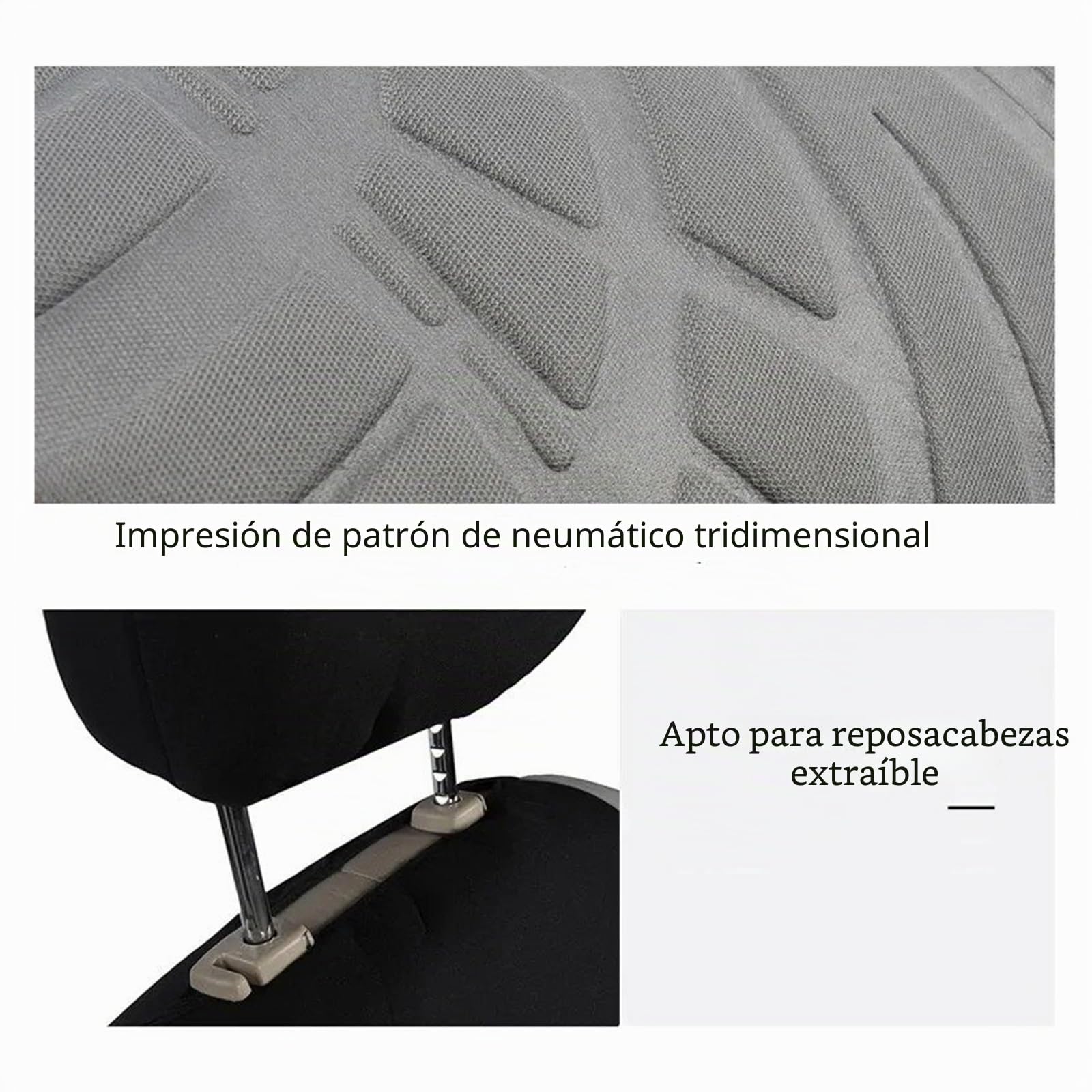 Protectores Universales para Asientos De Coche De 9 Plazas Fundas para Asientos De Autobús Resistentes A La Suciedad Cubreasientos(BEIGE-9PCS)
