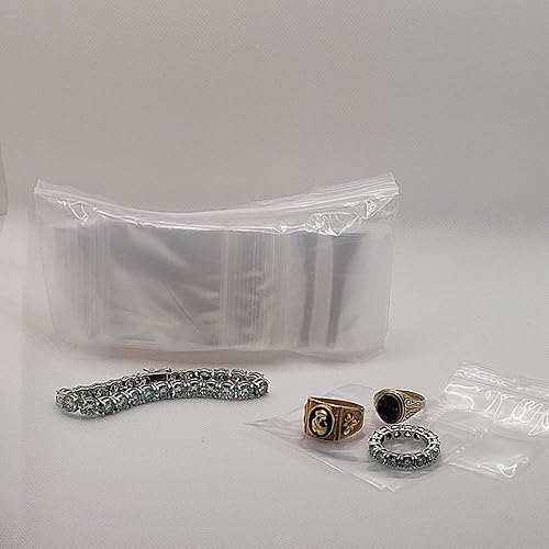 Miniatura 3 de Boss Moves - Fuerte y fácil de usar mini bolsas con cremallera, 200 bolsas con cremallera de varios tamaños 1 x 1 pulgada (100) y 2 x 2 pulgadas