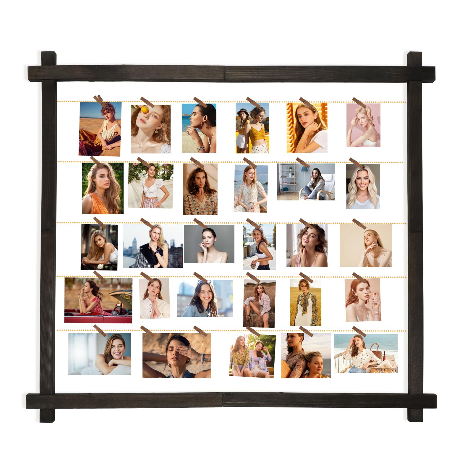Affichage photo avec 30 clips idée cadeau originale de remise de diplôme