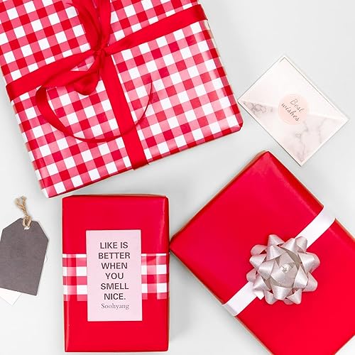 Miniatura 9 de WRAPAHOLIC Rollo de papel de regalo reversible, diseño a cuadros en blanco y negro para cumpleaños, vacaciones, bodas, baby shower y más ocasiones,