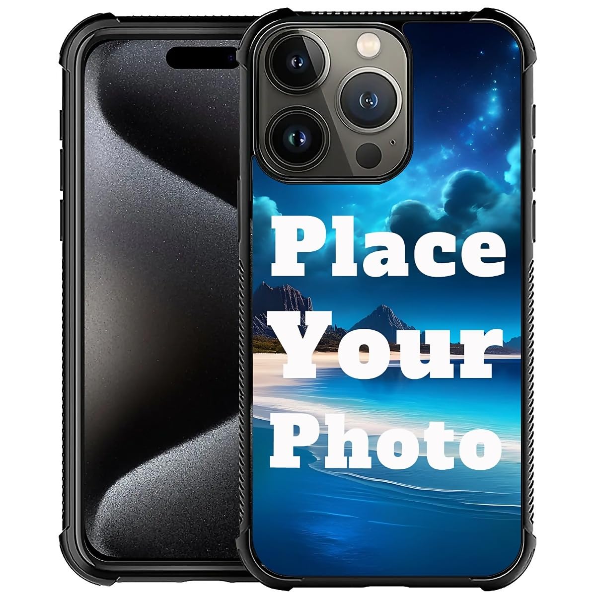 CARLOCA Compatible Custom Case for iPhone 16 Pro Max - Shock-Proof & Drop-Proof Personalized Design