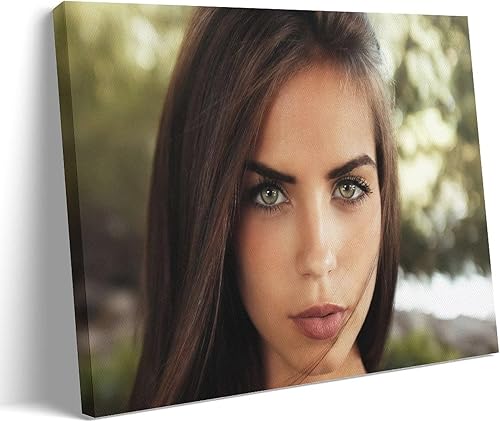 PENCHAIN Póster de Marlen Álvarez - Póster artístico para decoración de pared, lienzo para dormitorio, 08 x 12 pulgadas (7.9 x 11.8 in) estilo marco disponible en Yaxa Peru