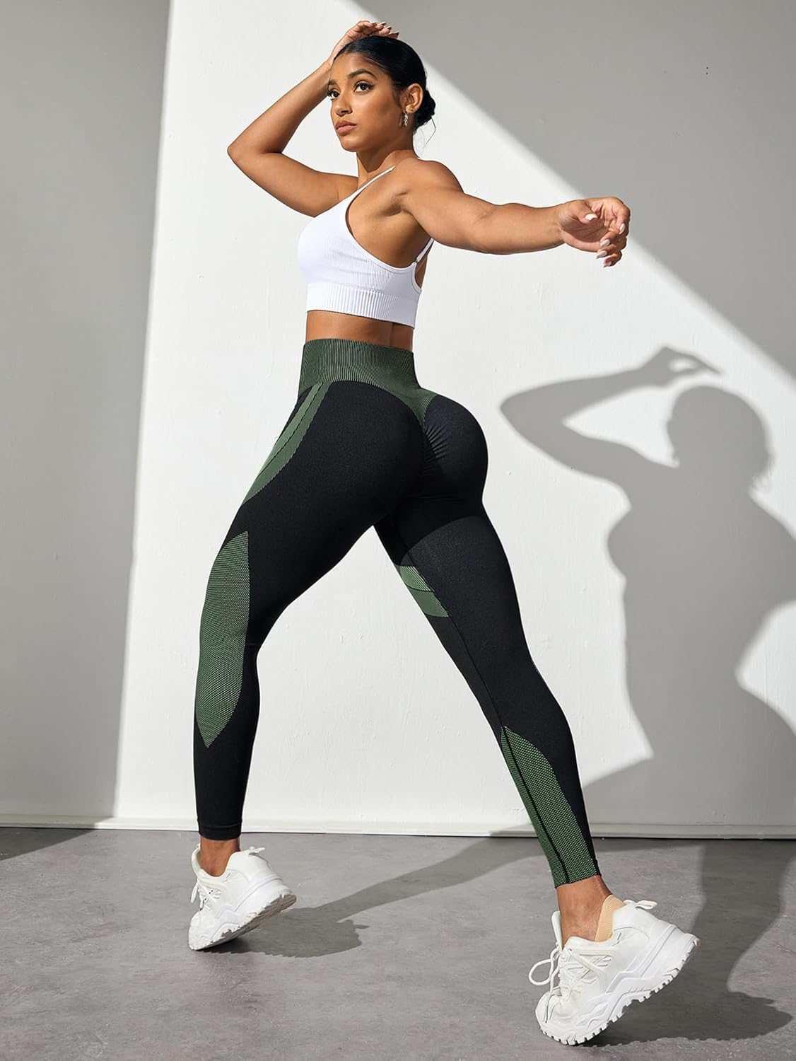 Seamless Leggings for Women High Waisted Booty Lifting Tummy Control Leggings Yoga Womens Workout Pants - Image 6