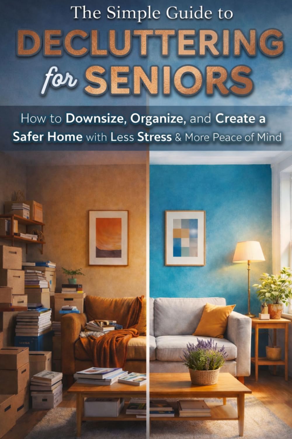 The Simple Guide to Decluttering for Seniors: How to Downsize, Organize, and Create a Safer Home with Less Stress & More Peace of Mind