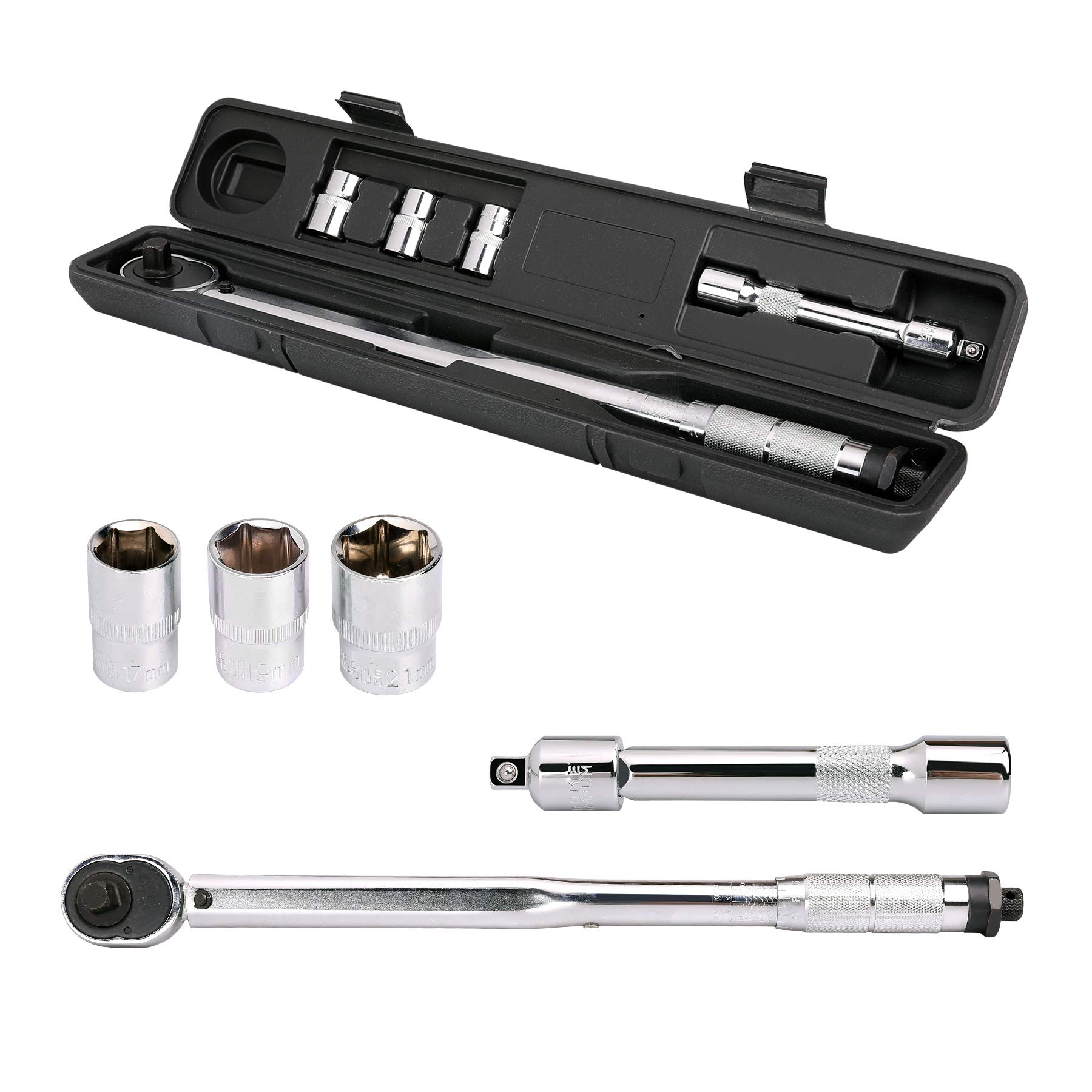 Buy Orion Motor Tech 28210 nm Torque Wrench, Torque Wrench Set with 17