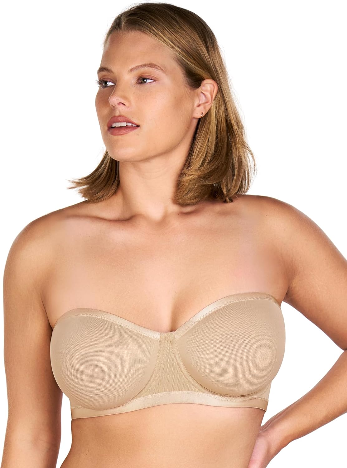 HSIA Strapless Bras for Women, Bella Convertible Minimizer Bra for Large Bust Unlined Underwire Balconette Bras - Image 2