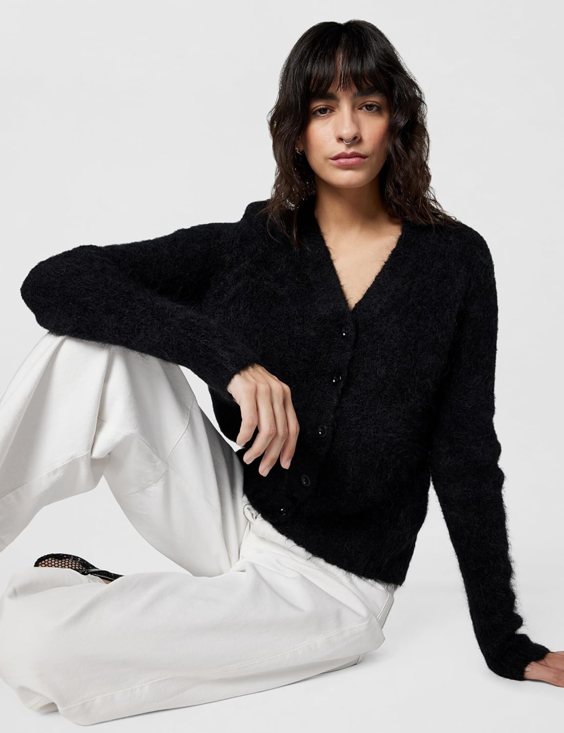 AllSaints Womens Vortex Cardigan - Image 2