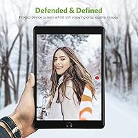 Vista 5 de apiker 2 Pack Screen Protector for iPad 9th 8th 7th Generation 10.2 Inch, Tempered Glass Film for iPad 9 8 7 (2021/2020/2019), Case Friendly, Apple