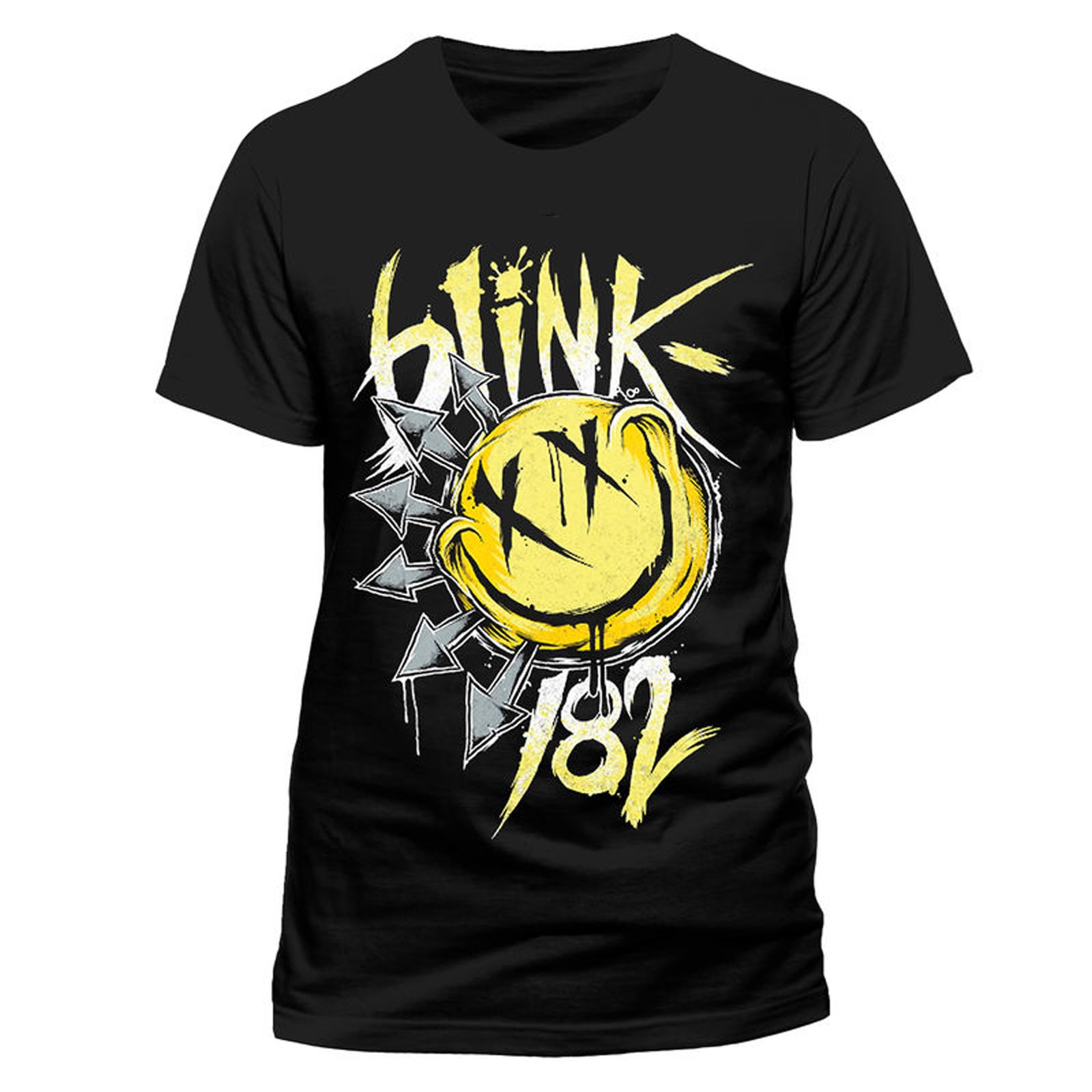 Blink-182 Big Smile Official Tee T-Shirt Mens Unisex (Large) Black