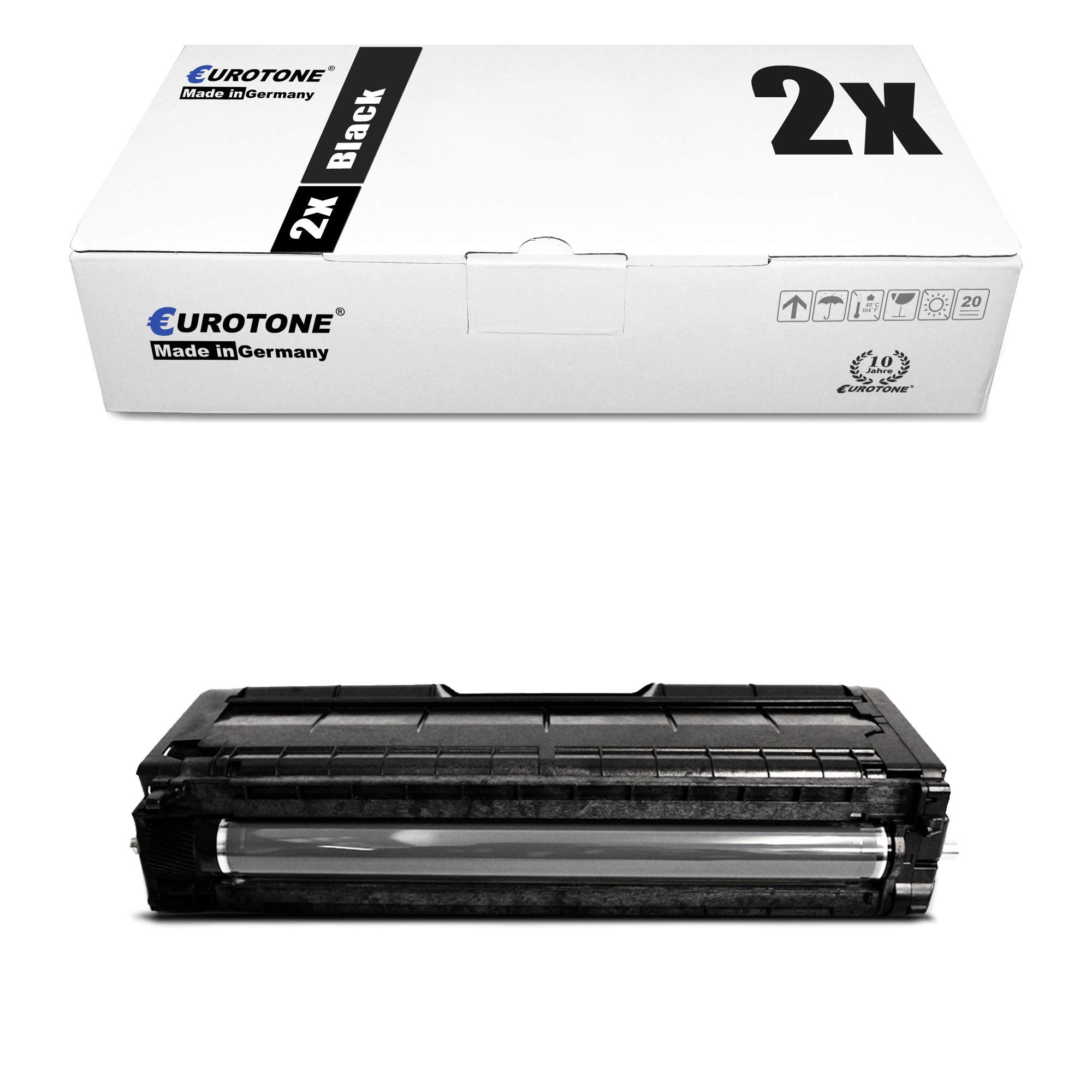 Cartouche noire Lanier SP C 222 DN Eurotone compatible standard ISO 19798 lot de 2 - 4