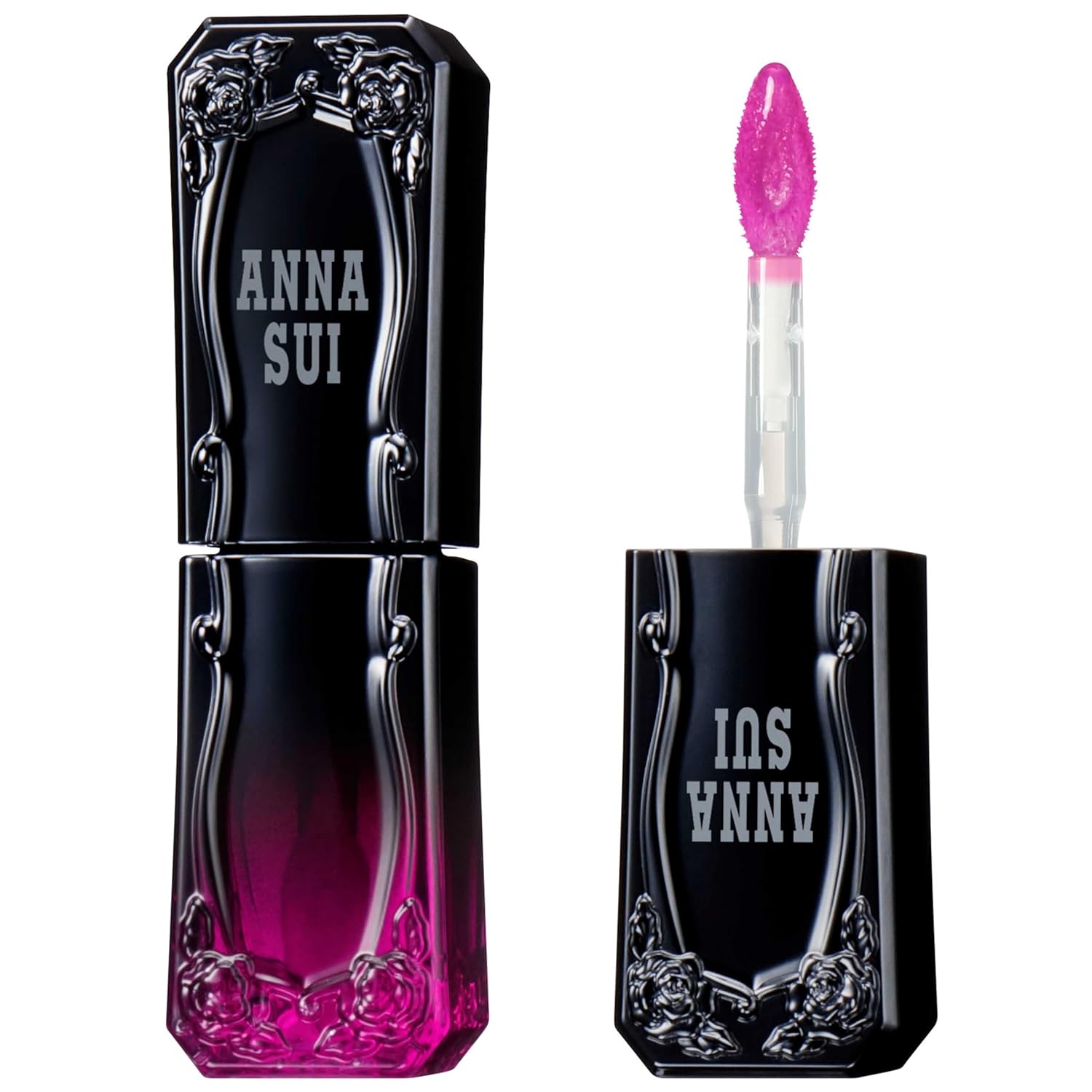 ANNA SUI Tint Rouge - Gloss Liquid Lipstick, Slightly Tinted, Lightweight, Long-Lasting, 0.24 oz