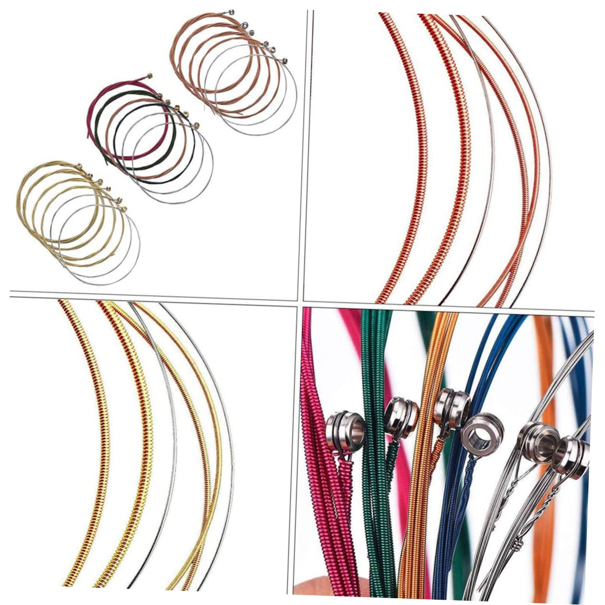 TOYANDONA 2piezas Accesorios Para Guitarra Kit De Cambio De Cuerdas Púas Bobinador Soporte Para Púas Puente Cejuela y Sillín Negro