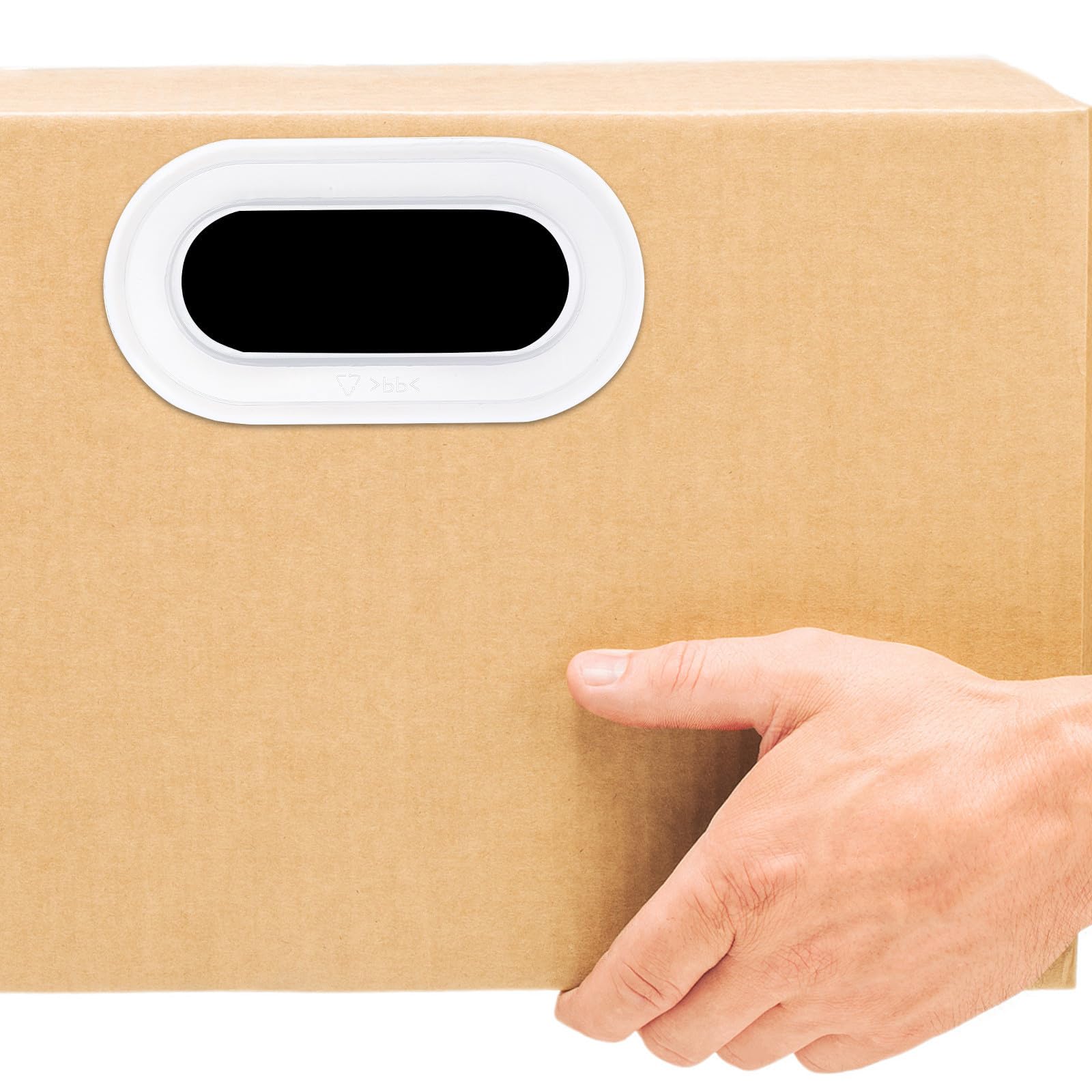 STOBAZA 10pièces Poignées Plastique pour Cartons Poignée de Transport Robuste pour Boîtes Carton Ondulé Accessoires de Prise pour Déménagement et Manutention Facile