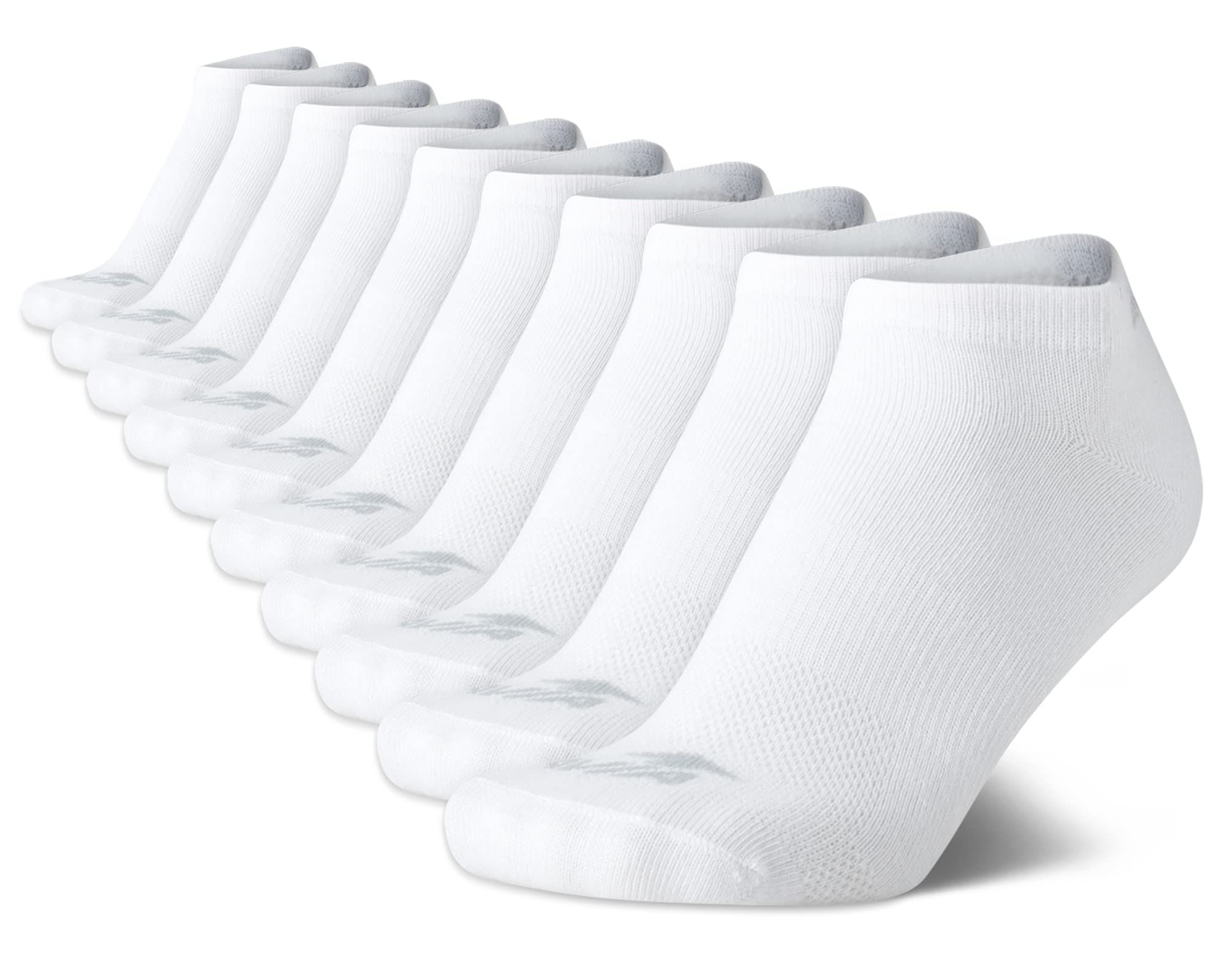 Avia Women's Athletic Low Cut Socks - 10 Pack Performance Stretch Cushioned Ankle Socks for Running and Workout (4-12)