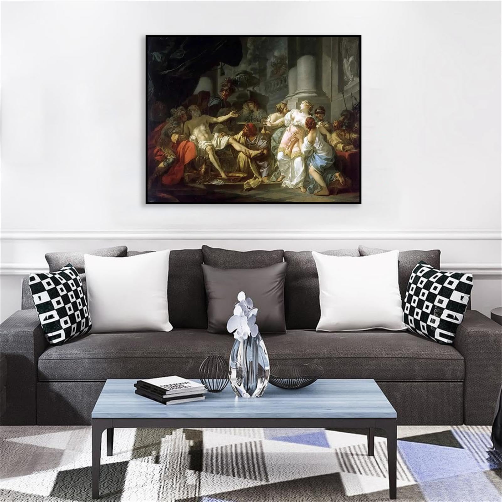 Amazon.com: Jacques-Louis David Death of Seneca Canvas Oil