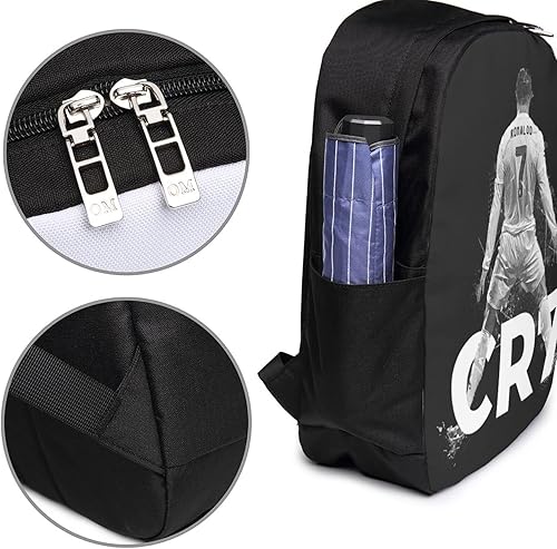 Miniatura 4 de #7 Mochilas Bolso Portátil Bolsa Bookbag Usb Mochila 17 Pulgadas Para Diario, Negro9, Moderno