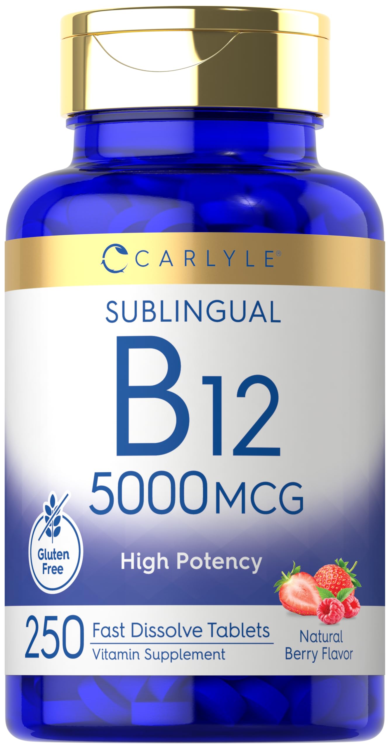 Carlyle B12 5000 mcg Fast Dissolve Tablets