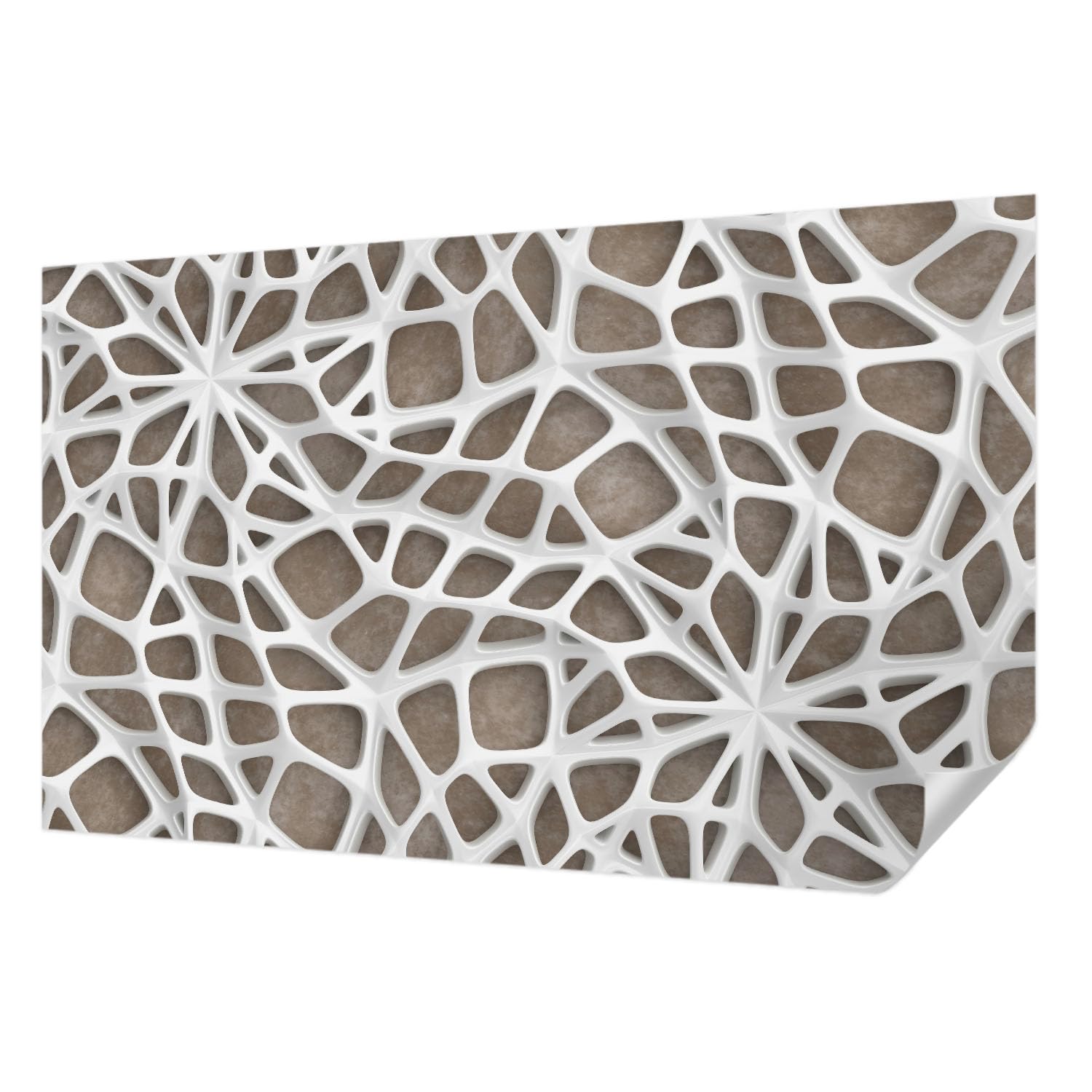 Revêtement mural autocollant filet de dentelle pour sublimer la chambre à coucher