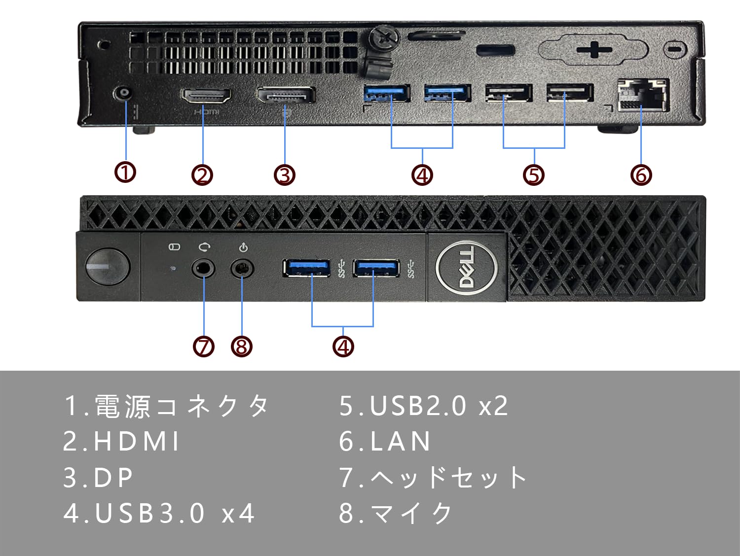 Amazon.co.jp: 【整備済み品】 デル ミニデスクトップ PC Optiplex