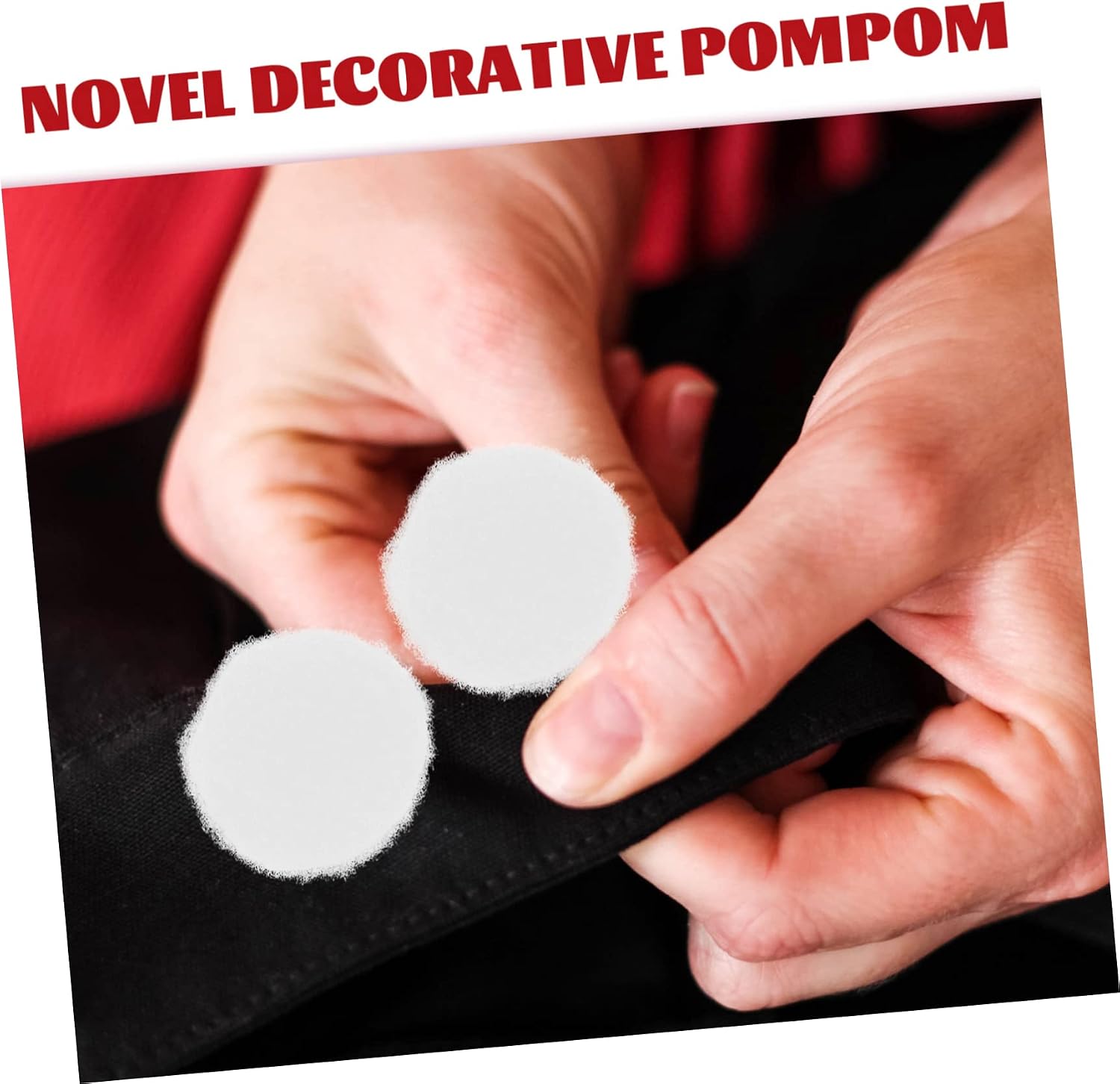 Beatifufu 500pcs DIY Pom Pom Balls Faux Fur Pompoms Fluffy Decorative Balls for Clothing Decor Headwear Accessories