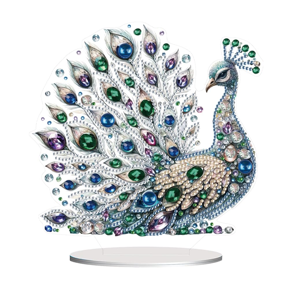 ALINUOYQ Butterfly Special Shape Diamond Painting Tabletop Ornaments Kit Table Top Diamond Painting Ornament Kits for Adults Beginner