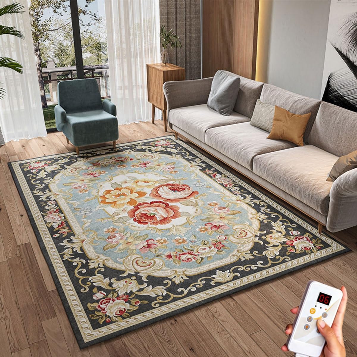 Joytar C Infrared Radiant Floor Heater, Electri Heated Floor Mat