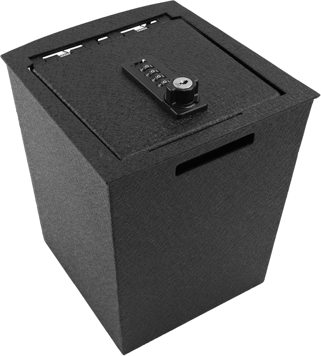 Center Console Gun Safe Vault - YOULAI Vehicle Safe Vault Compatible with Hyundai Tucson 2026, Anti-Theft High Security Armrest Lock Box with 4-digit Lock with Password Retrieval Key.