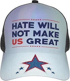 Anti Tr-u m-p - Will Not Make America Great - Political Campaign Election Funny Baseball Cap Fishing Baseball Cap Funny Vintage Cotton Washed Baseball Caps Black