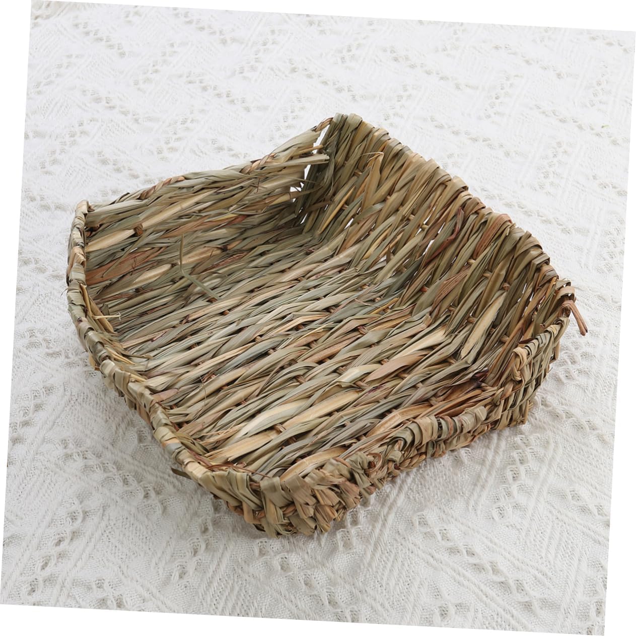 Guinea Pig Bed Woven Grass Mattress for Small Animals Rabbit Bed for Rabbits