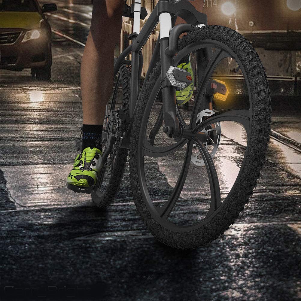 Clignotants de vélo, Témoin de sécurité Avant et arrière avec télécommande Feu arrière de vélo étanche à USB pour Le Cyclisme en Plein air