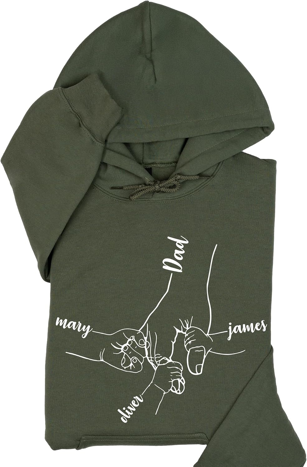 Personalized Dad Hoodie and Sweatshirt Custom Father’s Day Hoodie Grandpa Papa Sweatshirt with Kids Names Birthday Gift for Dad - Image 5