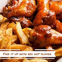 Vista 4 de It's Delish, recipiente reutilizable de 28 onzas, pimienta roja en polvo totalmente natural para cocinar, acampar y comidas, Kosher y sin OMG