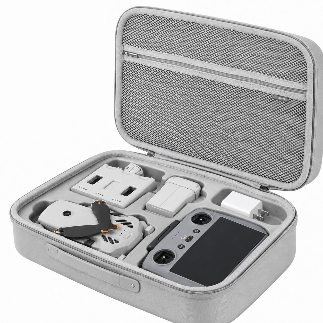 Tasche für DJI Lito X1 Fly More Combo, Hartschalen Koffer Tragetasche kompatibel mit RC-N3 Fernsteuerung, 3 Akkus, Ladegerät-Hub und Zubehör, wasserdichte Schutztasche für Outdoor-Reisen