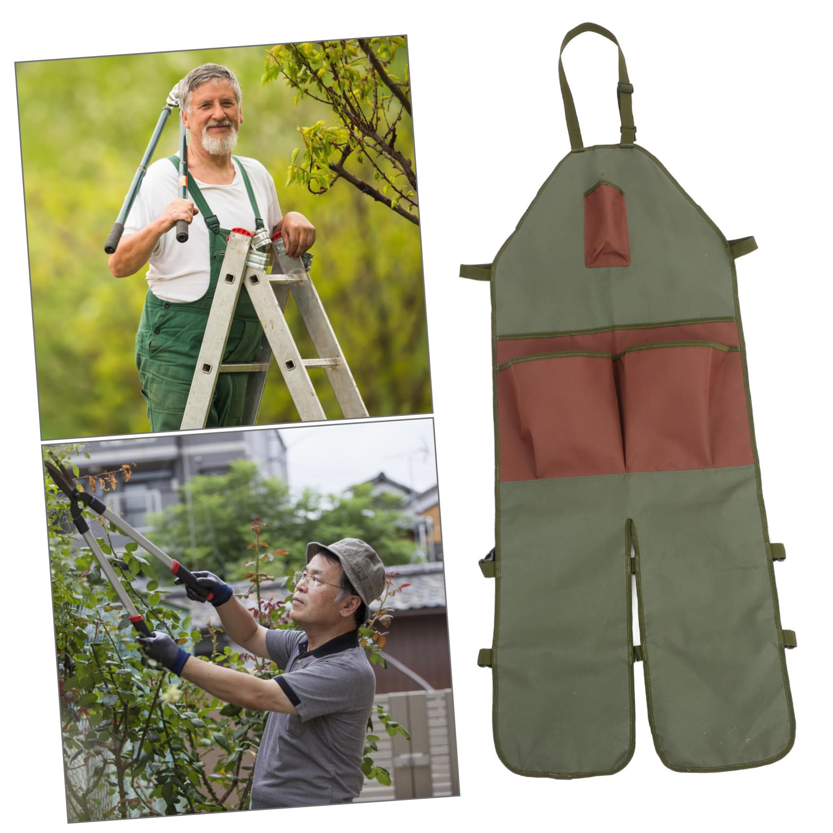 1pezzi Grembiule Giardinaggio Oxford Con Pockets e Resistente Per e Accessorio Per All