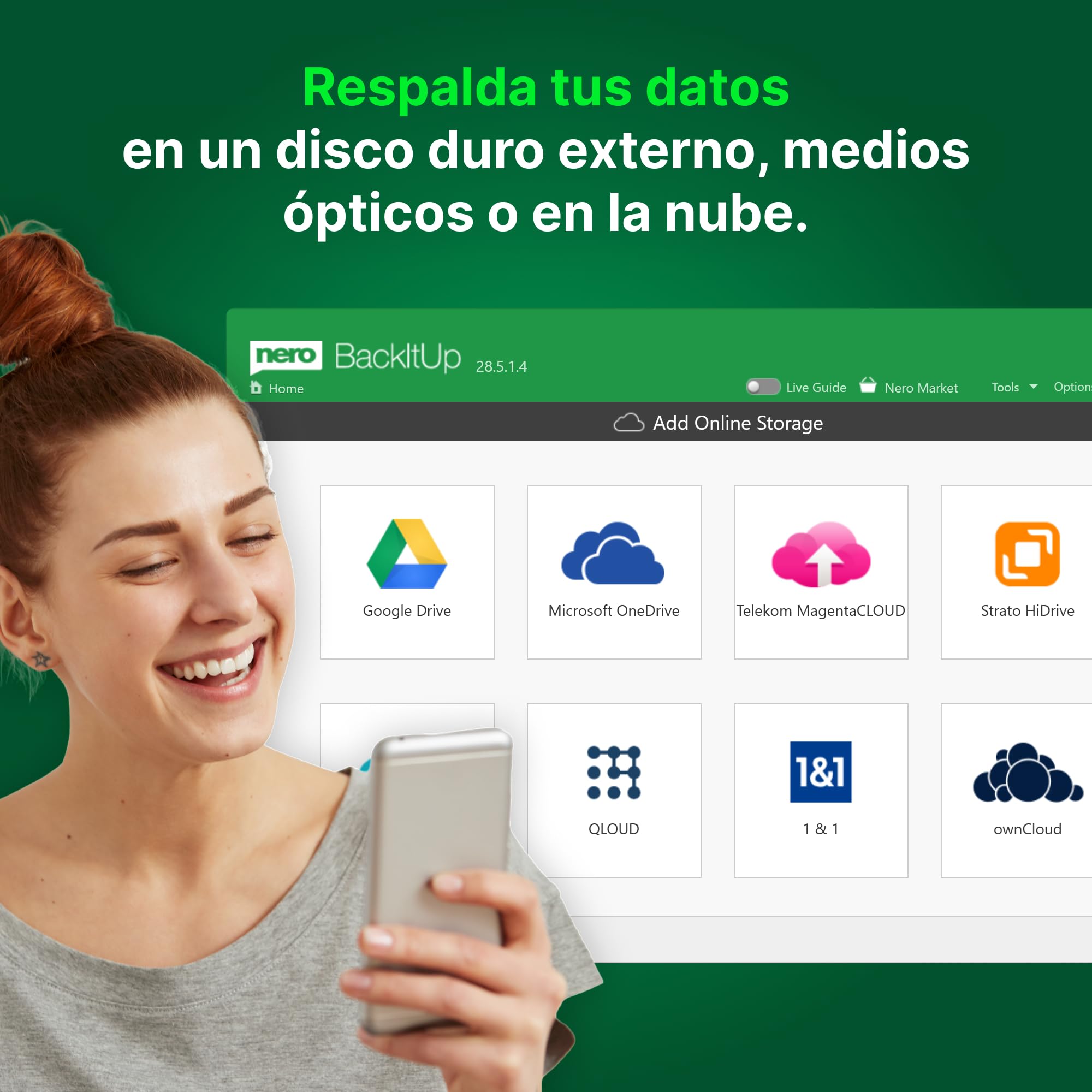 Nero Test Ganador Backup Software para Windows – Licencia Lifetime 1 PC | Auto-Backup, Copias de Seguridad en la Nube, Recuperación de Datos | Windows 11/10/8/7 | Software Key Card