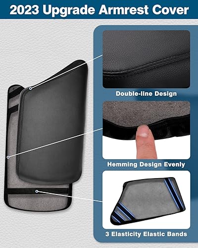 Miniatura 4 de FIILINES Funda de consola central compatible con Toyota 4Runner 2010-2021 2022 2023 2024, funda para reposabrazos de 4 corredores, accesorios para