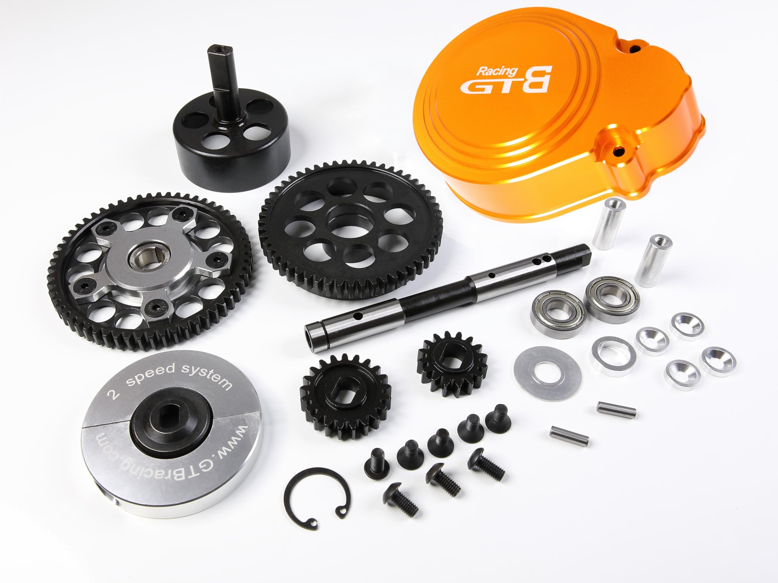 Amazon.com: GTBRacing Metal 2 Speed Transmission System/Gear