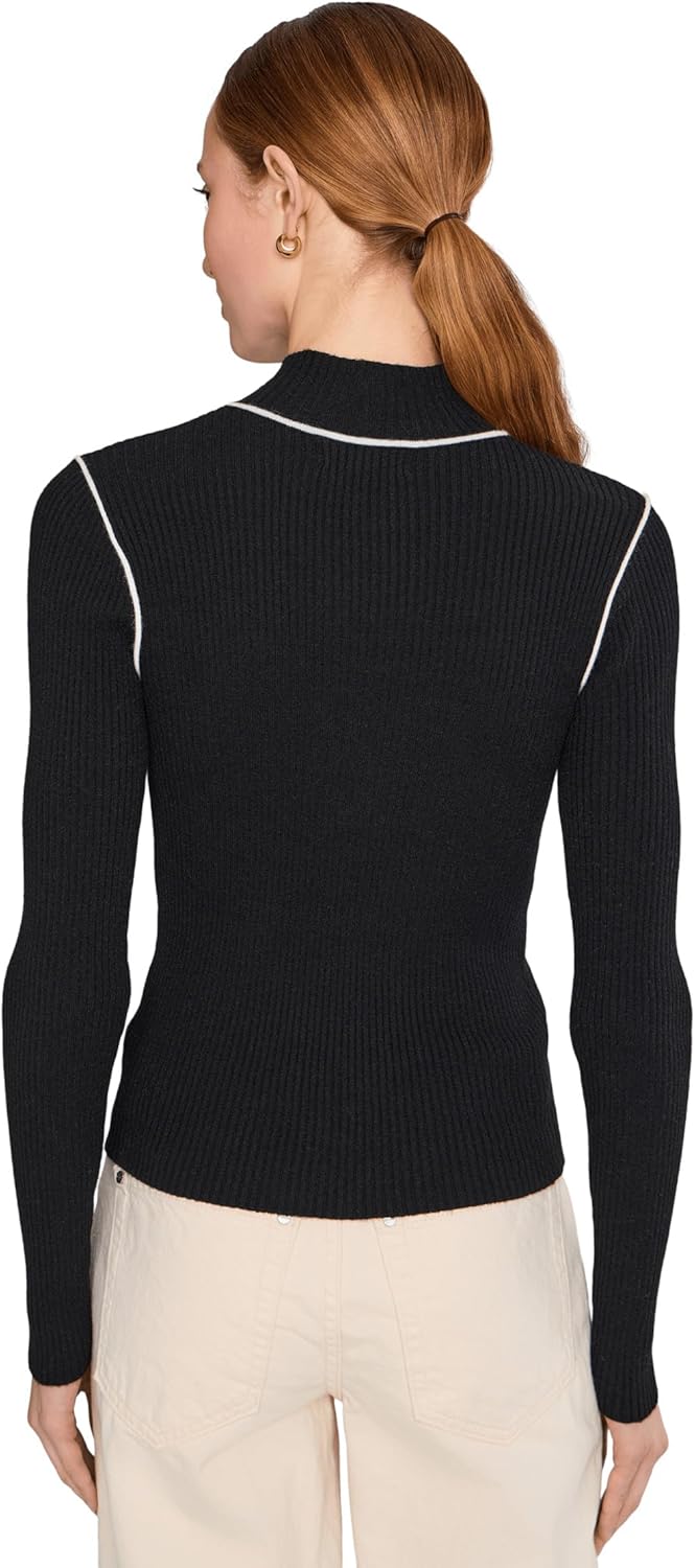 Sanctuary Women's Sporty Rib Zip Up