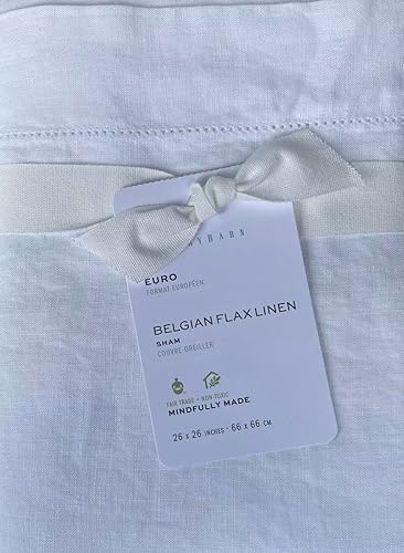 Miniatura 3 de Pottery Barn Belgian Linen Flax Duvet Cover KingCalifornia King &amp; Two Euro Shams*White*