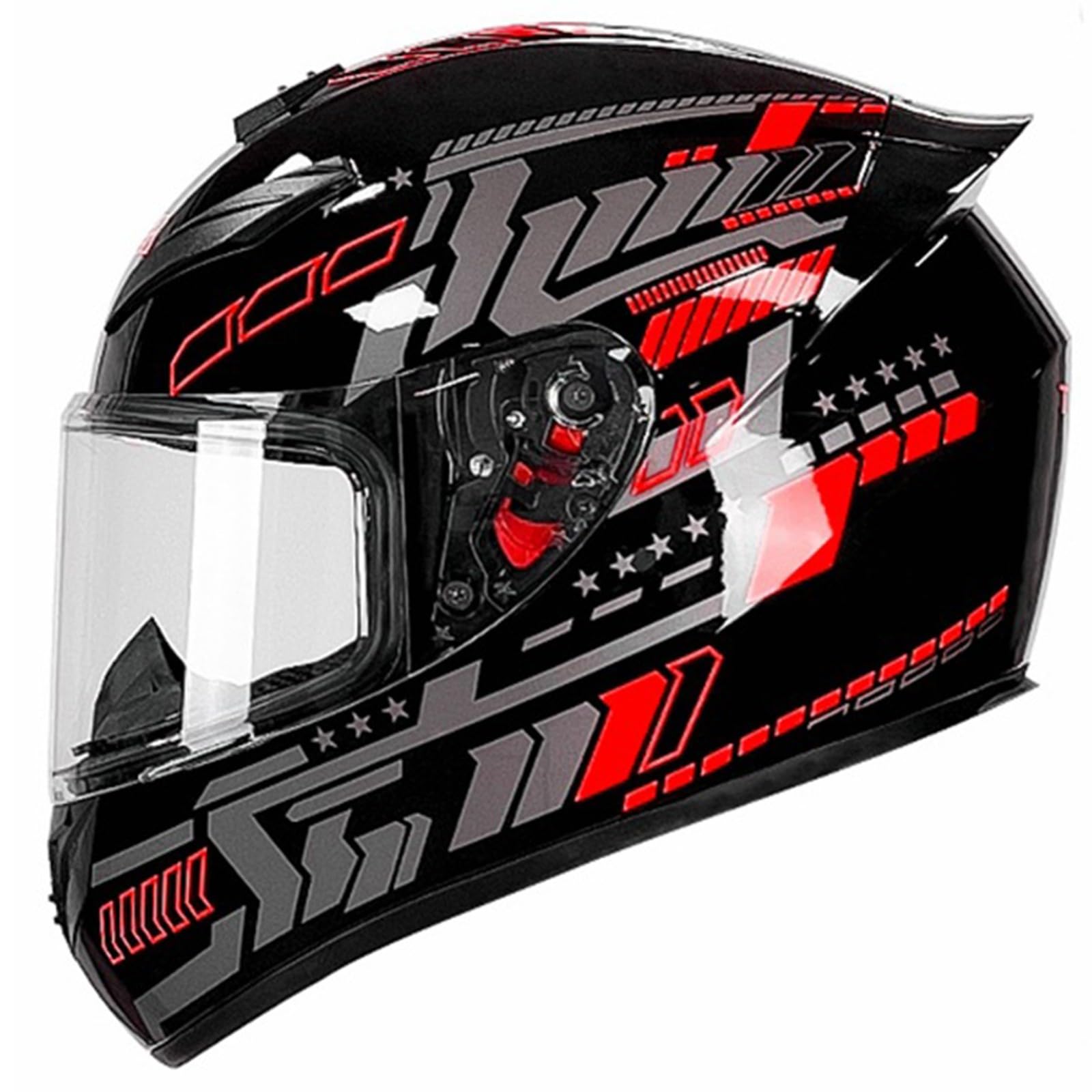 Yeacher Motorcycle Helmet Full Face Rapid Street Helmet Unisex Adult Cool Rider Equipment Four Seasons New Street Touring Motorcycle Helmet