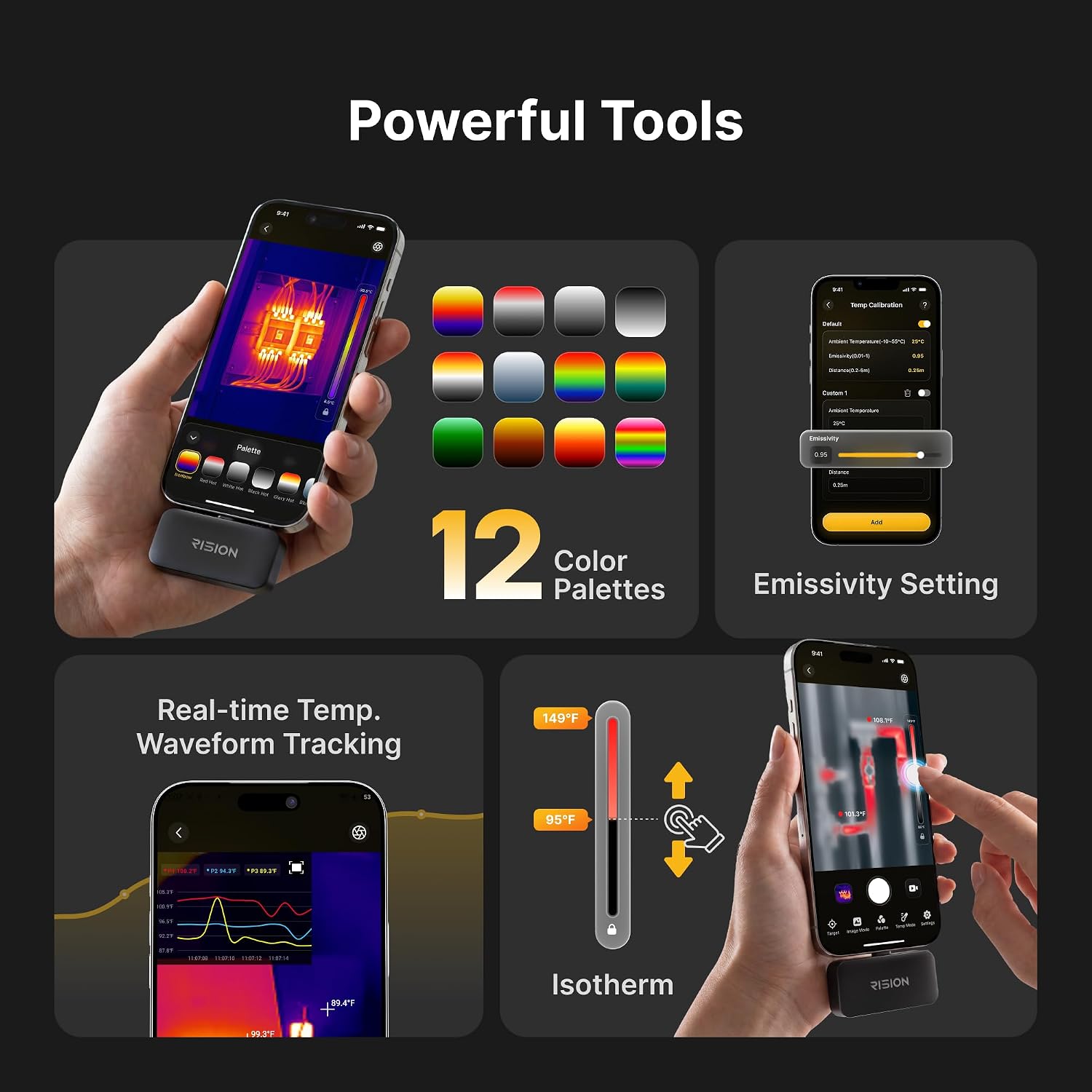  Magic Pro Thermal Camera, 512 x 384 QuadIR for iPhone Android & PC thumbnail